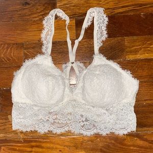 Aerie Eyelash Lace Padded Bralette